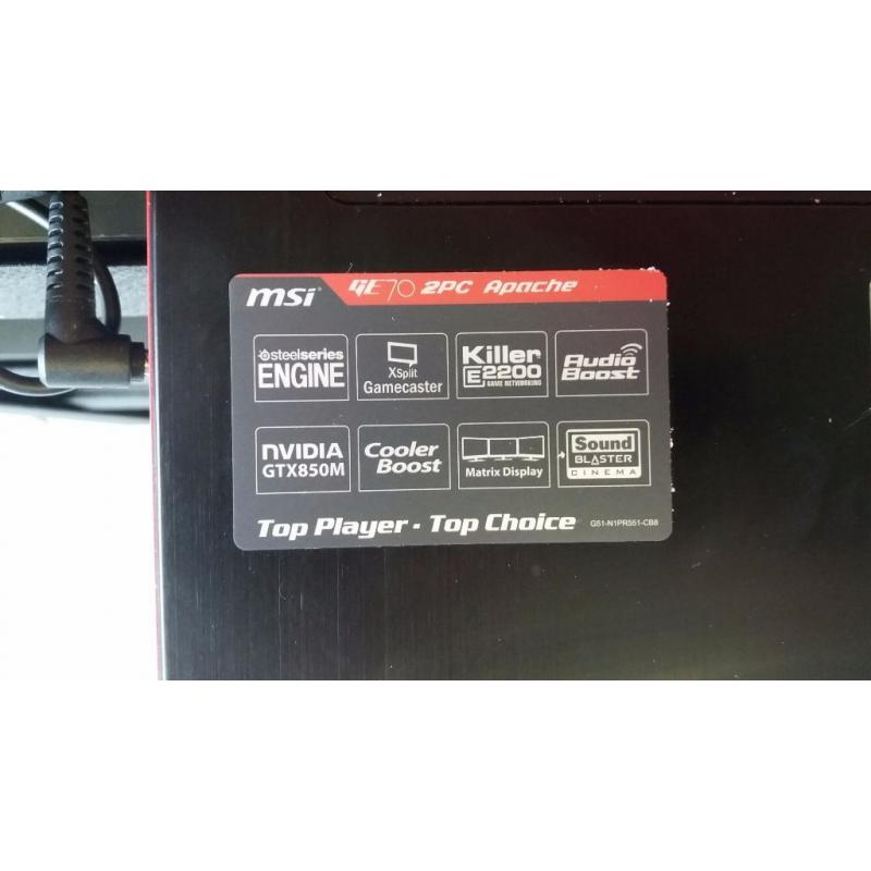 MSI GE70 2PE Apache Pro Core i7 with Microsoft Office 2013