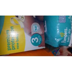 PAMPERS SIZES 1 TO 6+, APTAMIL, SMA, COW & GATE MILK