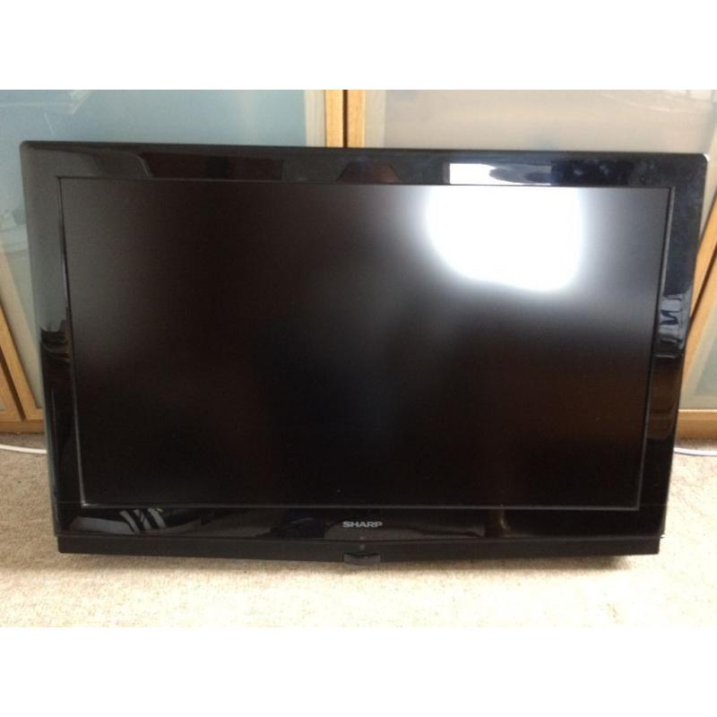 Sharp 32 inch HD Ready LCD TV (Base Stand Broken, Wall Mount Only)