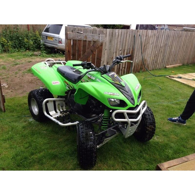 Kawasaki kfx 700 v-twin racing quad