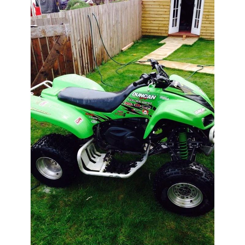 Kawasaki kfx 700 v-twin racing quad