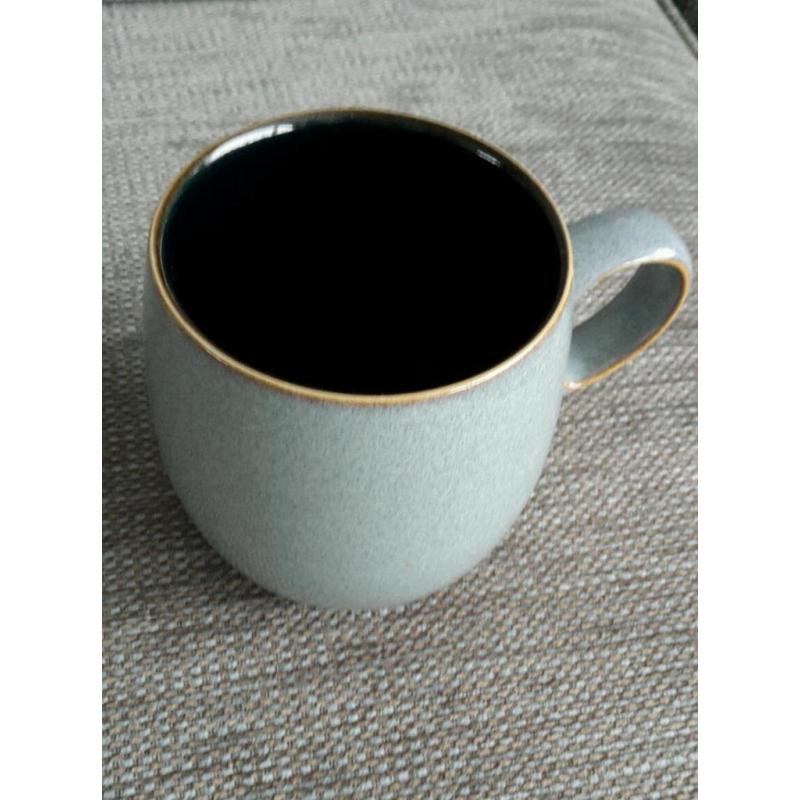 Denby Jet Grey large mug NEVER USED