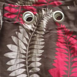 Thick lined curtains
