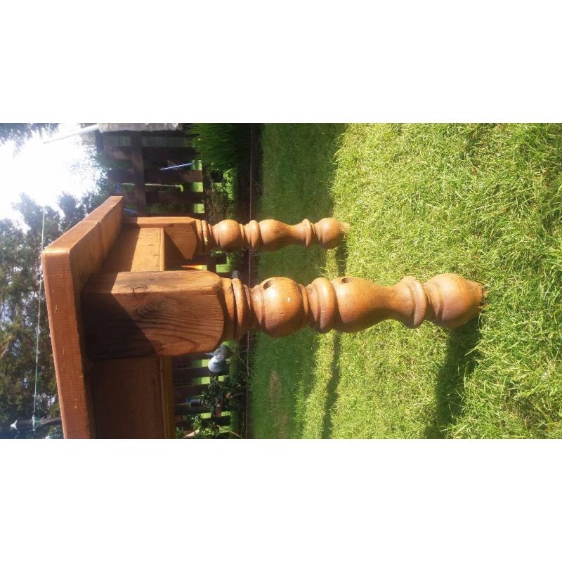 Very solid pine wood farmhouse table