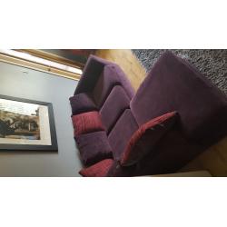 Fabric corner settee