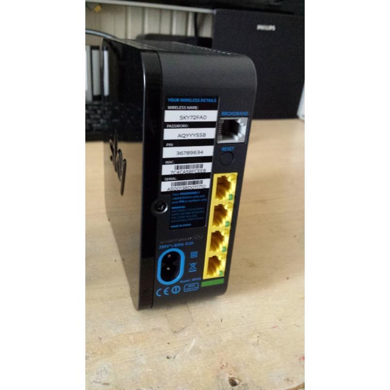 SKY HUB - Fibre Optic Broadband Router- Latest from SKY