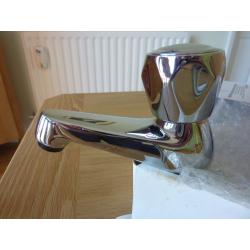Two pair of chrome taps, 1 for bath (DCM102-8/20) and the other pair for sink (DCM101-8/20). Unused.