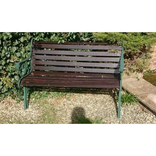 Garden table and seats