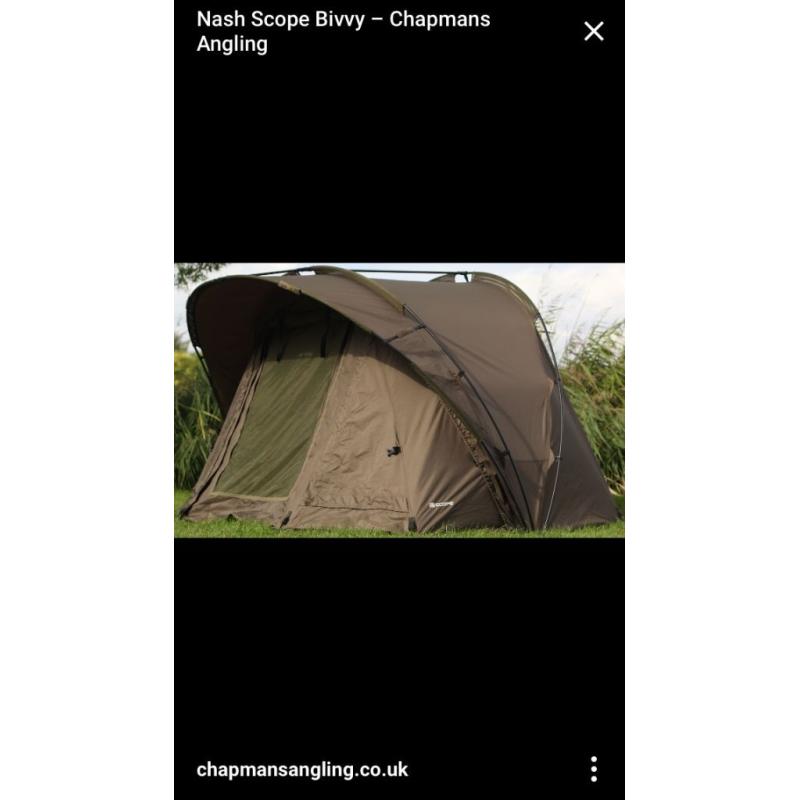 Brand new unopened nash scope Bivvy