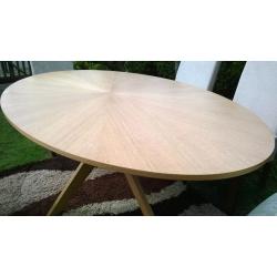 Ex-display Designer Oak Oval Dining Table