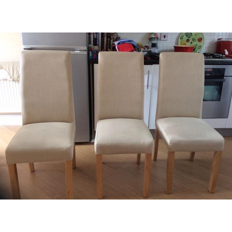 Set of 6 good quality dining chairs - excellent condition