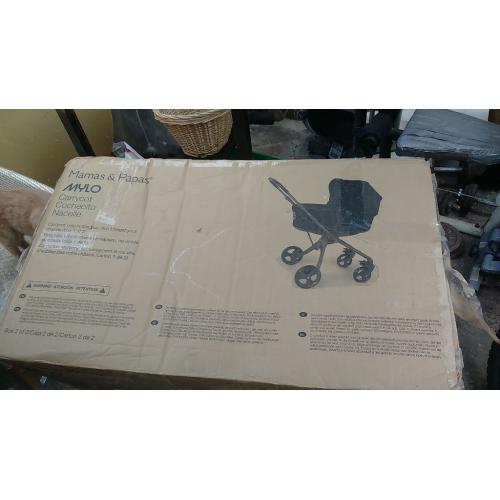 Mamas & Papas Mylo carrycot in black jack