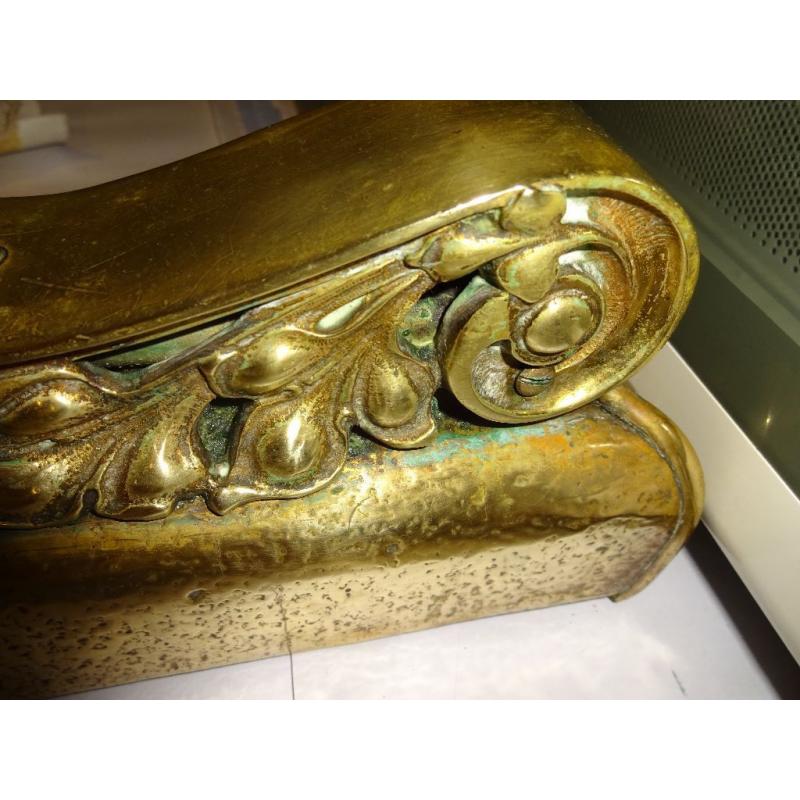 Bras Fireplace Fender for sale
