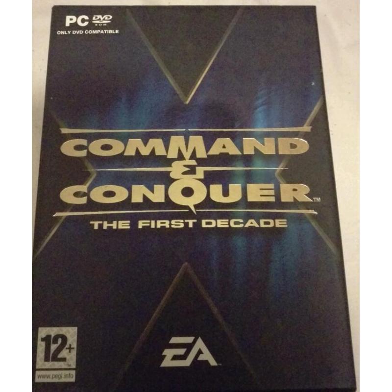 Command and conquer the first decade. Great condition