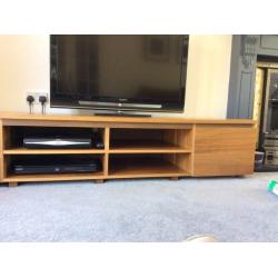 TV media unit with side unit