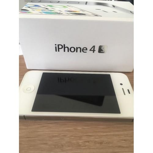iPhone 4s white, 8gb, in very good condition with original box, charger and headphones.