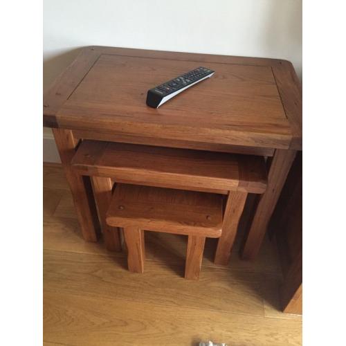 Nest of Tables - oak