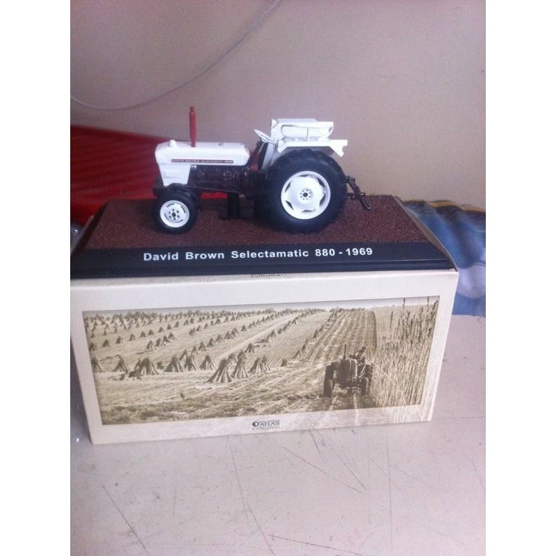 Three model tractors