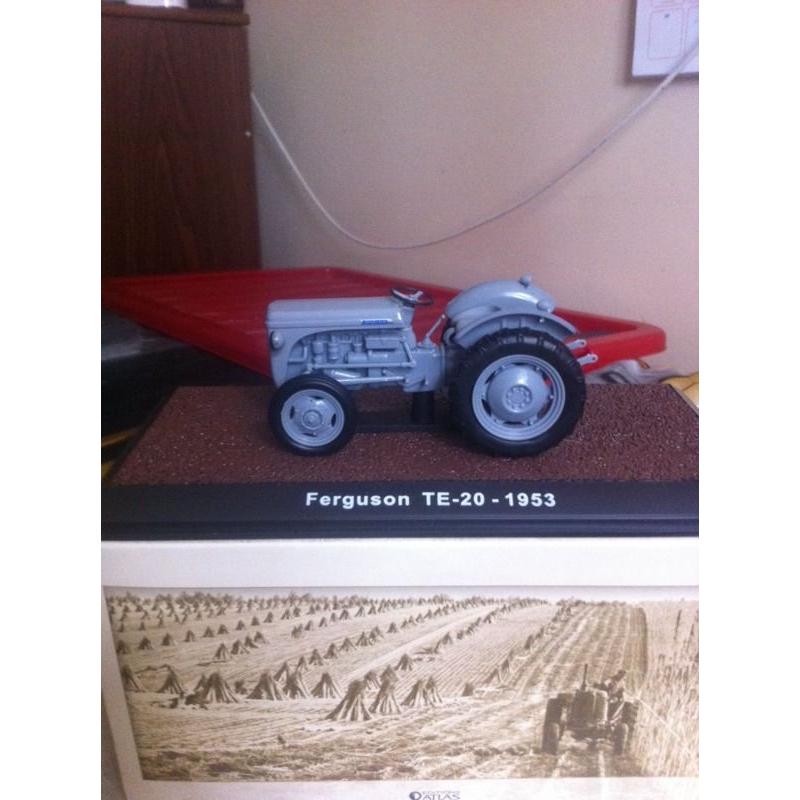 Three model tractors