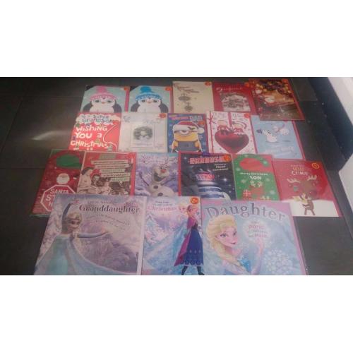 *CHEAP * 1350 ASDA CHRISTMAS GREETING CARDS INCLUDING 300 HALLMARK + 300 ME TO YOU CARDS