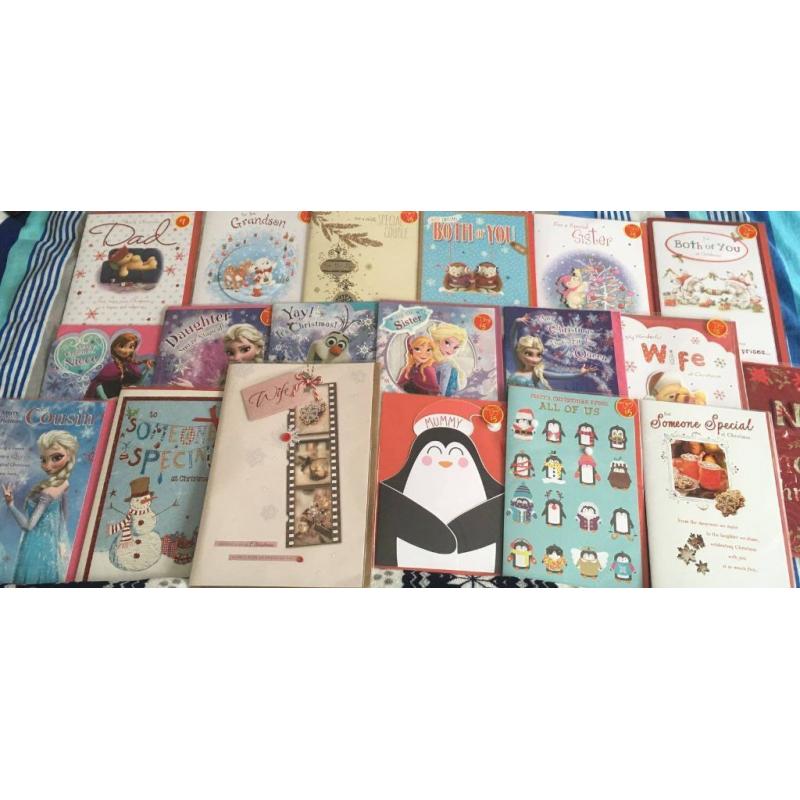 *MAKE MONEY * 1350 ASDA CHRISTMAS GREETING CARDS INCLUDING 300 HALLMARK + 300 ME TO YOU CARDS