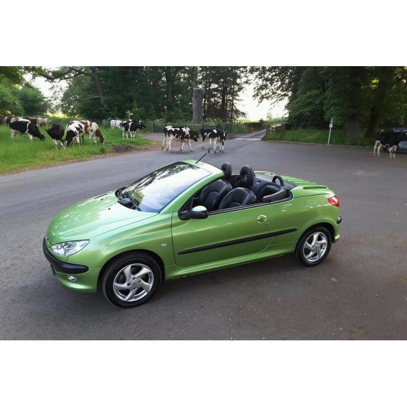 PEUGEOT 206 CC 1.6 CONVERTIBLE. ONLY 39,000 MILES FROM NEW!!! MOT JUNE 2017.