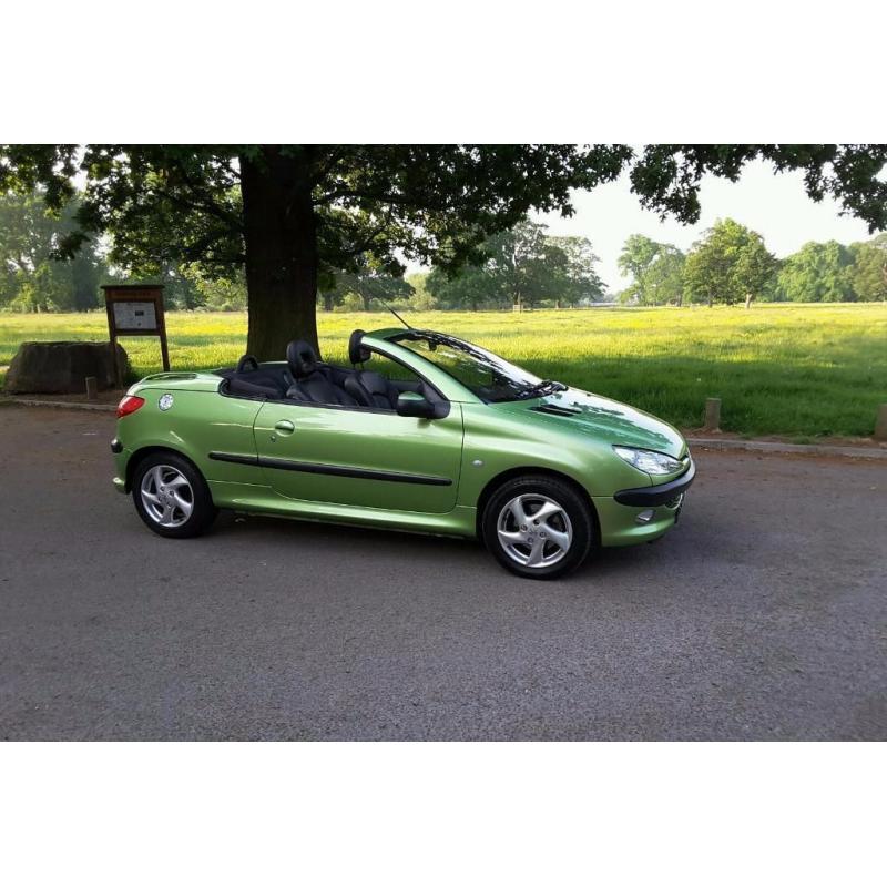 PEUGEOT 206 CC 1.6 CONVERTIBLE. ONLY 39,000 MILES FROM NEW!!! MOT JUNE 2017.