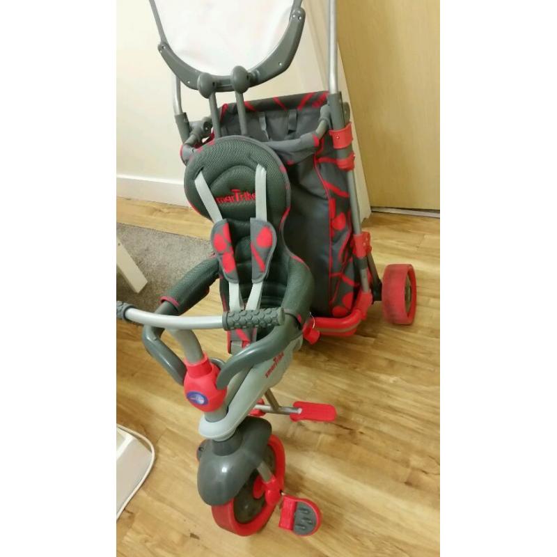 Smart Trike & Go 5 in 1 with Touch Steering Excellent Condition * HTF*