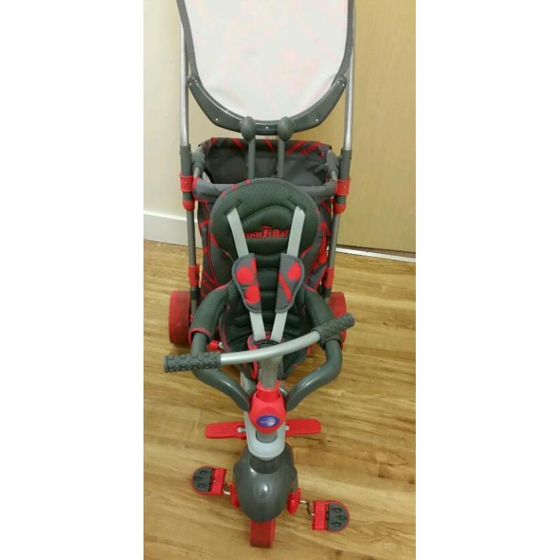 Smart Trike & Go 5 in 1 with Touch Steering Excellent Condition * HTF*
