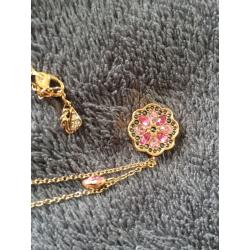 Genuine Swarovski necklace ( rose gold colour)
