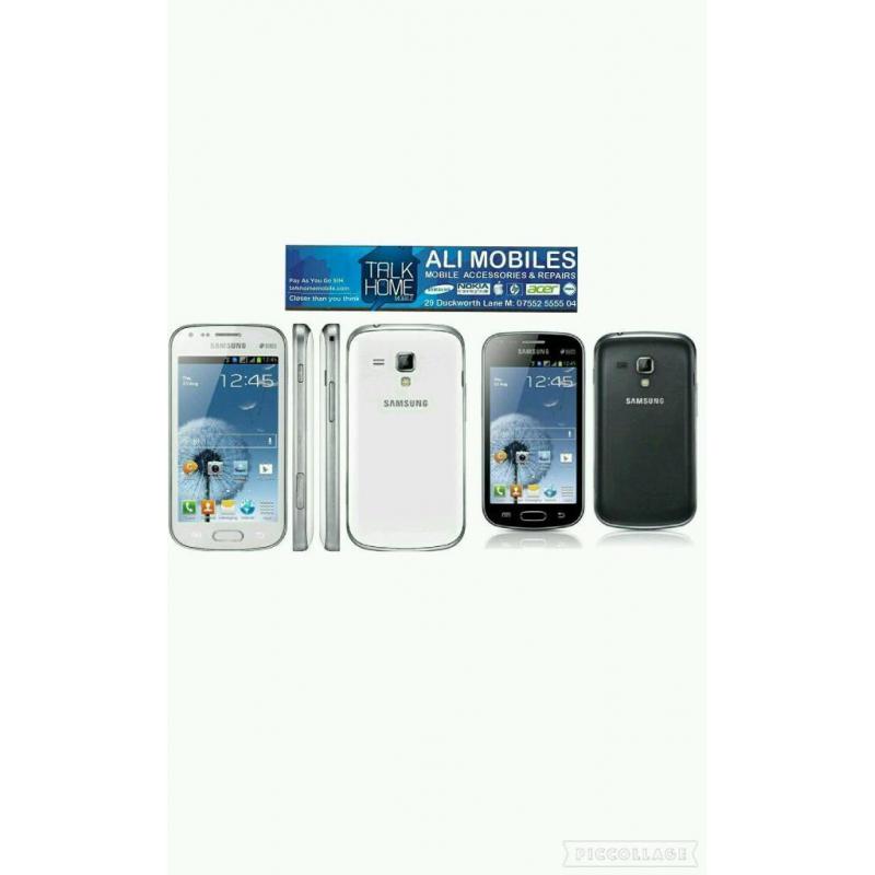 Brand New Samsung Galaxy S Duos(Dual Sim)Uk Model S7562-4GB-White,Black(Unlocked)With Warranty
