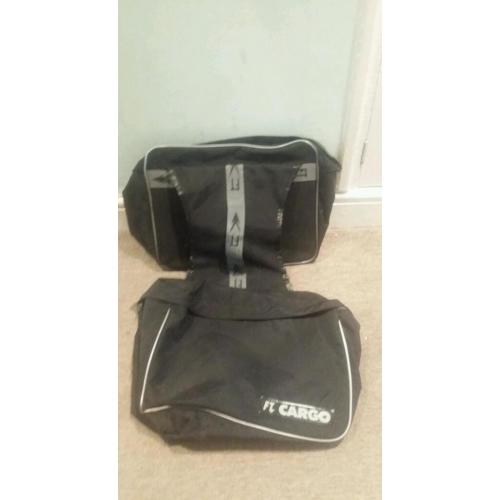 A motorbike satchel bag