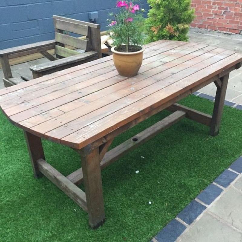 Garden table and 4 chairs
