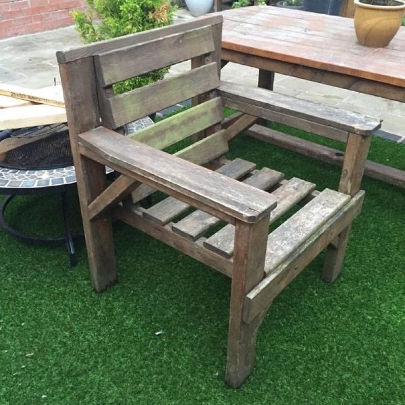 Garden table and 4 chairs