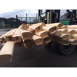 New timber handrail
