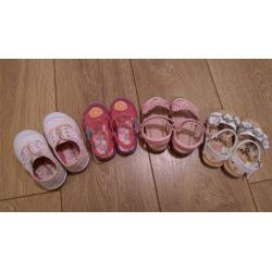 Girls infant size 4 summer shoes & sandals