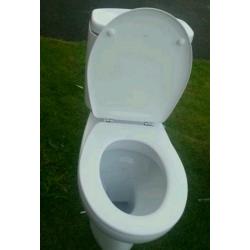Toilet cistern pan toilet seat