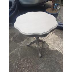 Lovely heavy grey side table