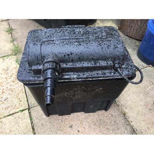 Hozelock pond filter and uv
