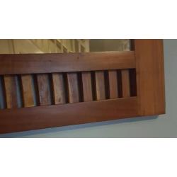 Mango wood large mirror