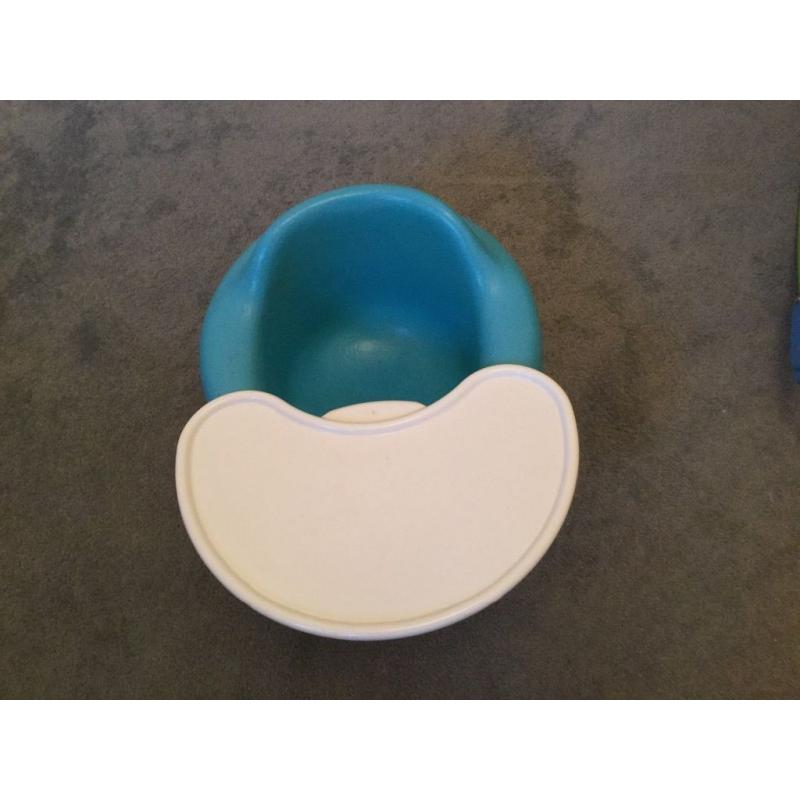 Bumbo seat with tray