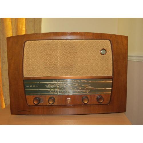 PHILIPS VALVE VINTAGE RADIO WORKING