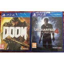 Ps4 Uncharted 4 n DOOM