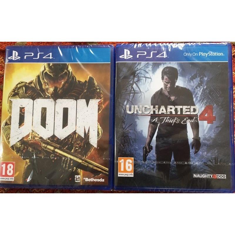Ps4 Uncharted 4 n DOOM