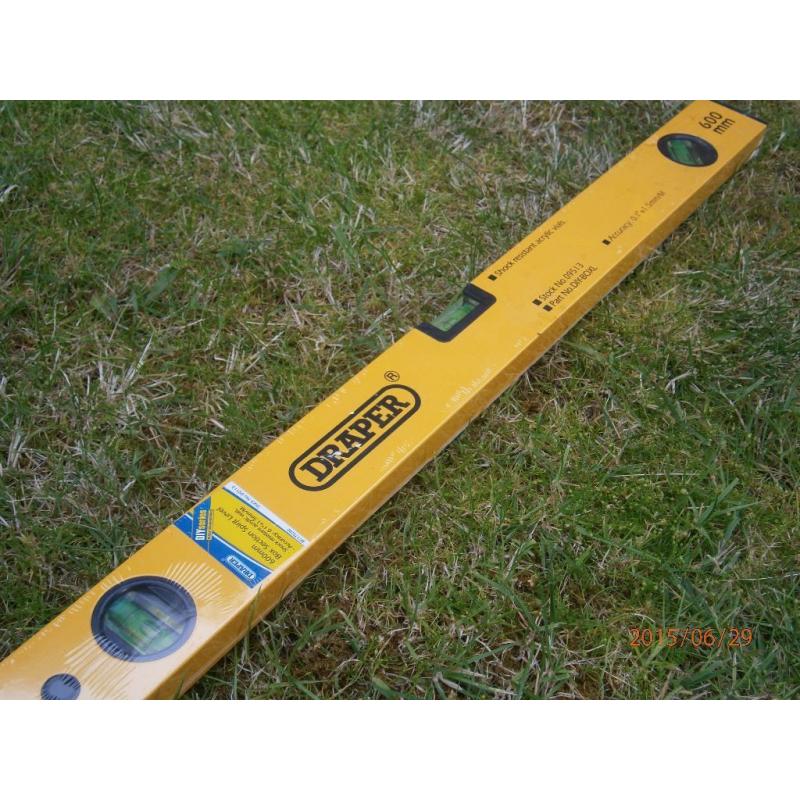 Draper DIY Series 09513 600mm Box Spirit Level - BRAND NEW