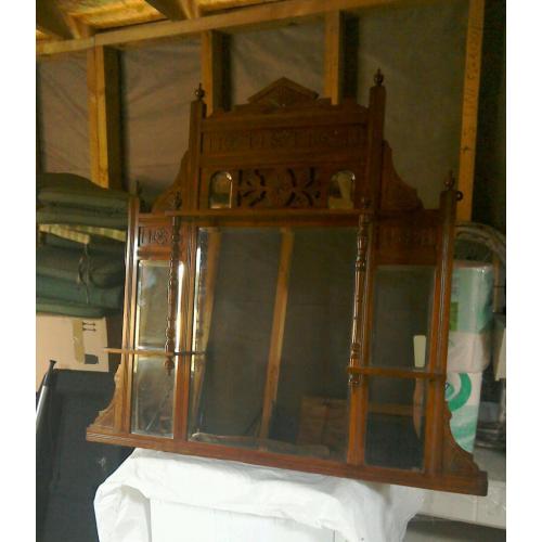 Ornate Victorian mirror