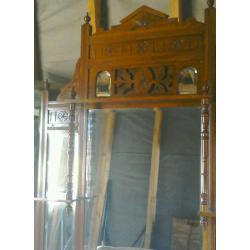 Ornate Victorian mirror