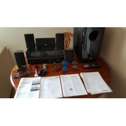 ONKYO TX NR509 HOME RECEIVER, SPEAKERS AND SUBWOOFER WITH SPOTIFY BUILT IN