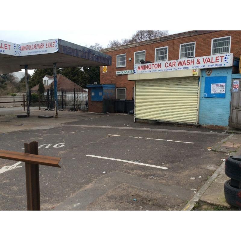 Hand Car wash site for rent in Birmingham (previous car wash in place).