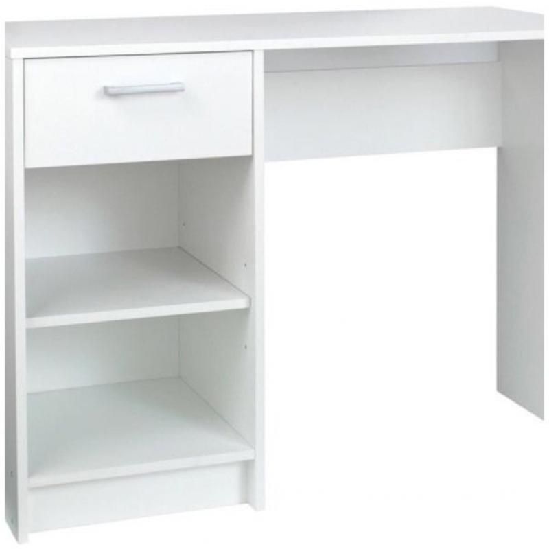 New 1 drawer dressing table desk--White